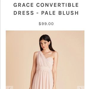 Birdy Grey Grace Convertible Bridesmaid Dress - Pale Blush